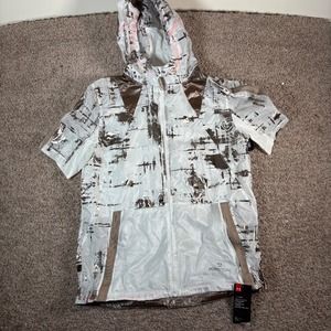 Under Armour Perpetual HeatGear‎ Short Sleeve Hooded Jacket White LG